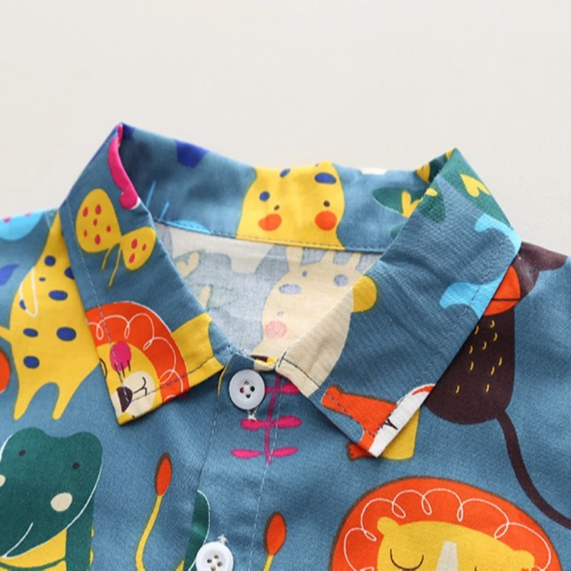 Conjunto infantil primavera-otoño: camisa manga larga y pants de algodón - imagen 5