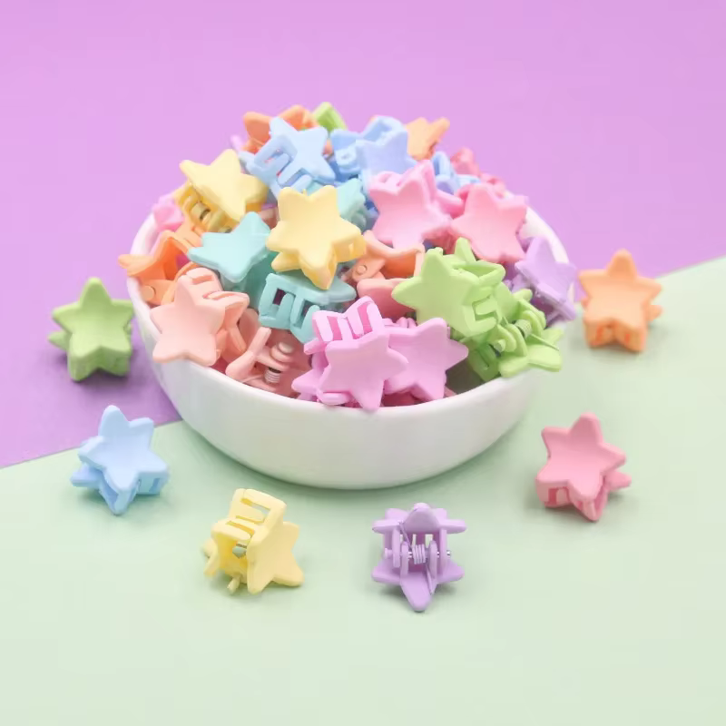 Mini pinzas mariposa para el cabello de niña