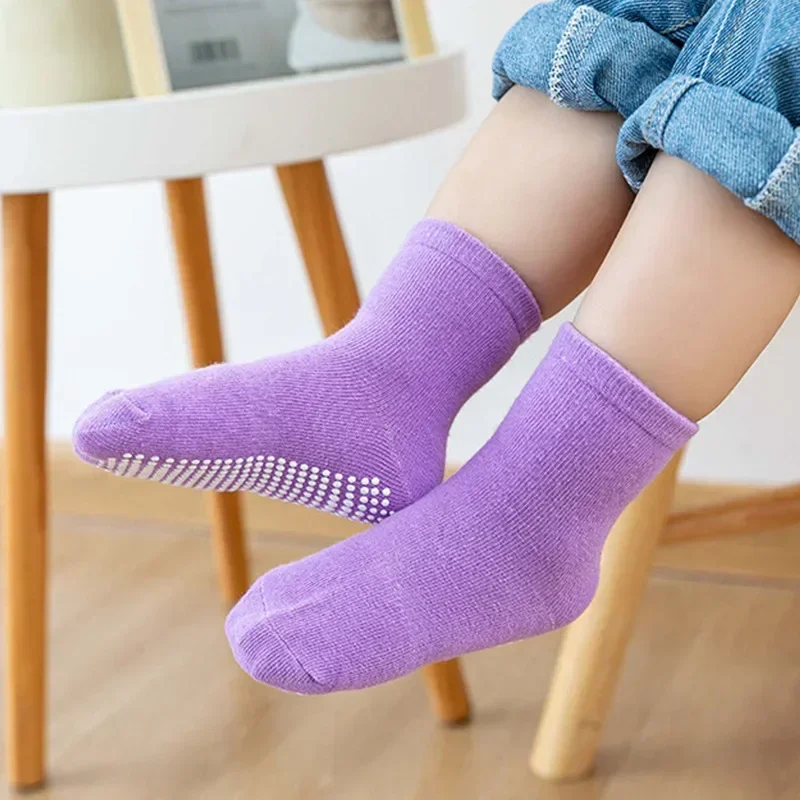 Calcetines antideslizantes de algodón para bebés y niños de barco - imagen 5