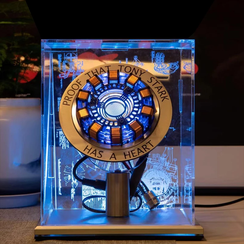 Figura de Iron Man con luz LED reactor de arco para niños - imagen 4
