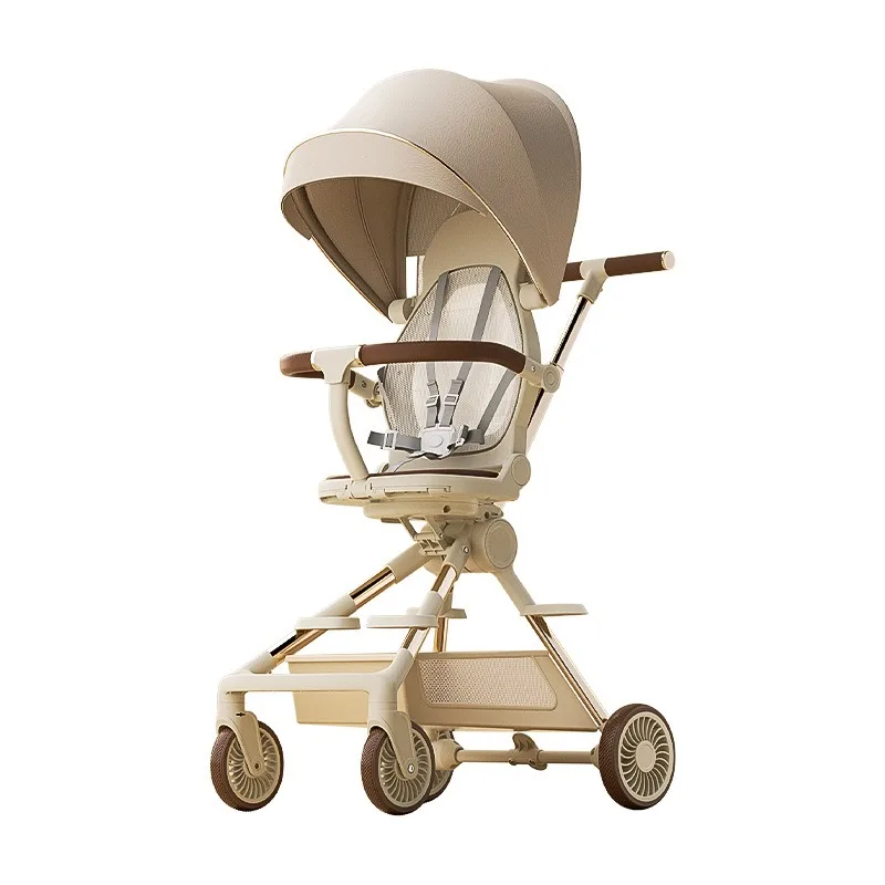 Andador bebé plegable ultraligero con respaldo reclinable
