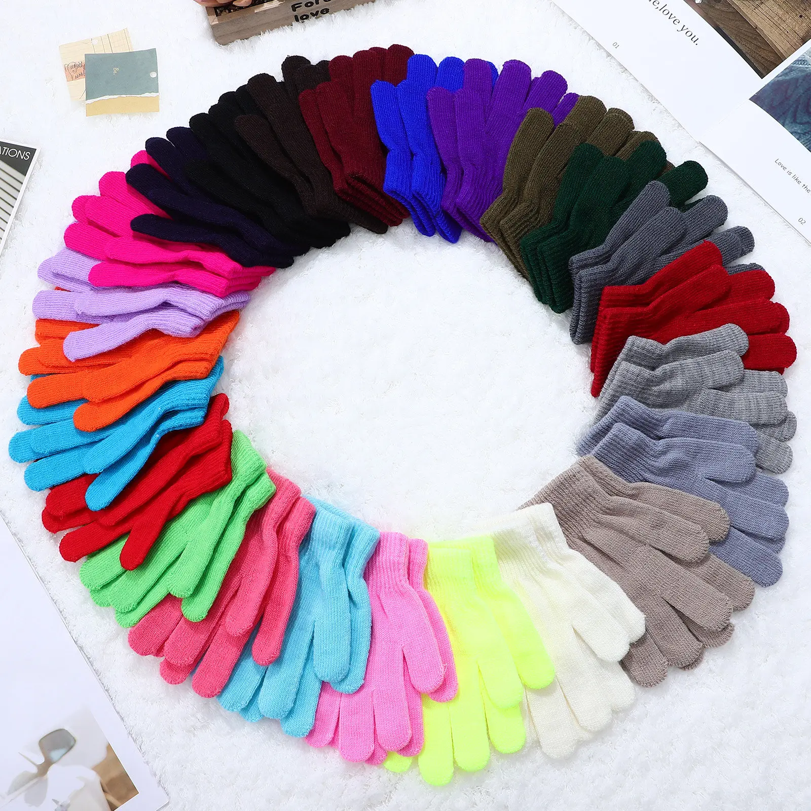 Guantes térmicos para niños en invierno – punto cálidos - imagen 4