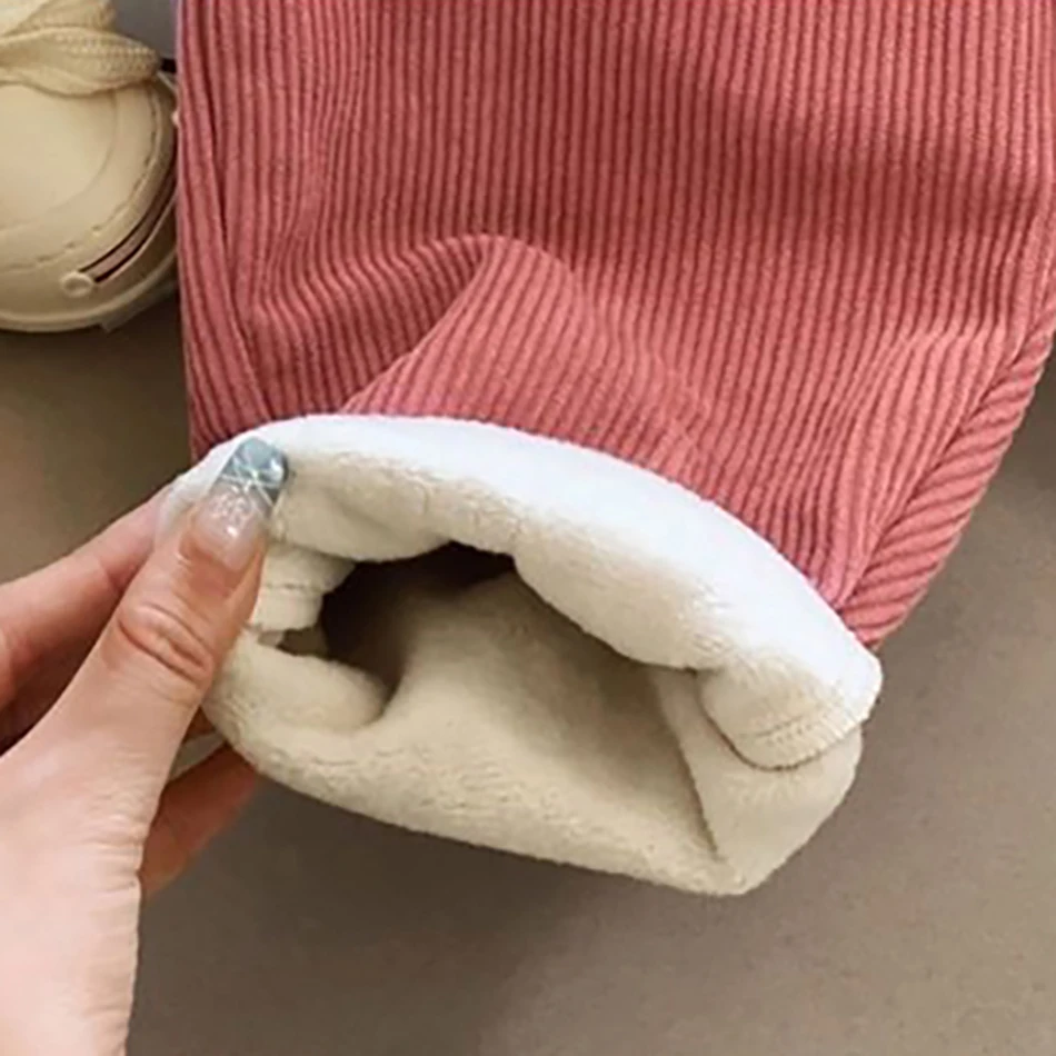 Pantalones de pana con forro polar para bebé y niño – cálidos - imagen 5