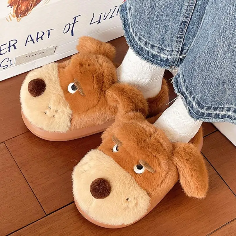 Zapatillas de interior mullidas con suela antideslizante para casa - imagen 4