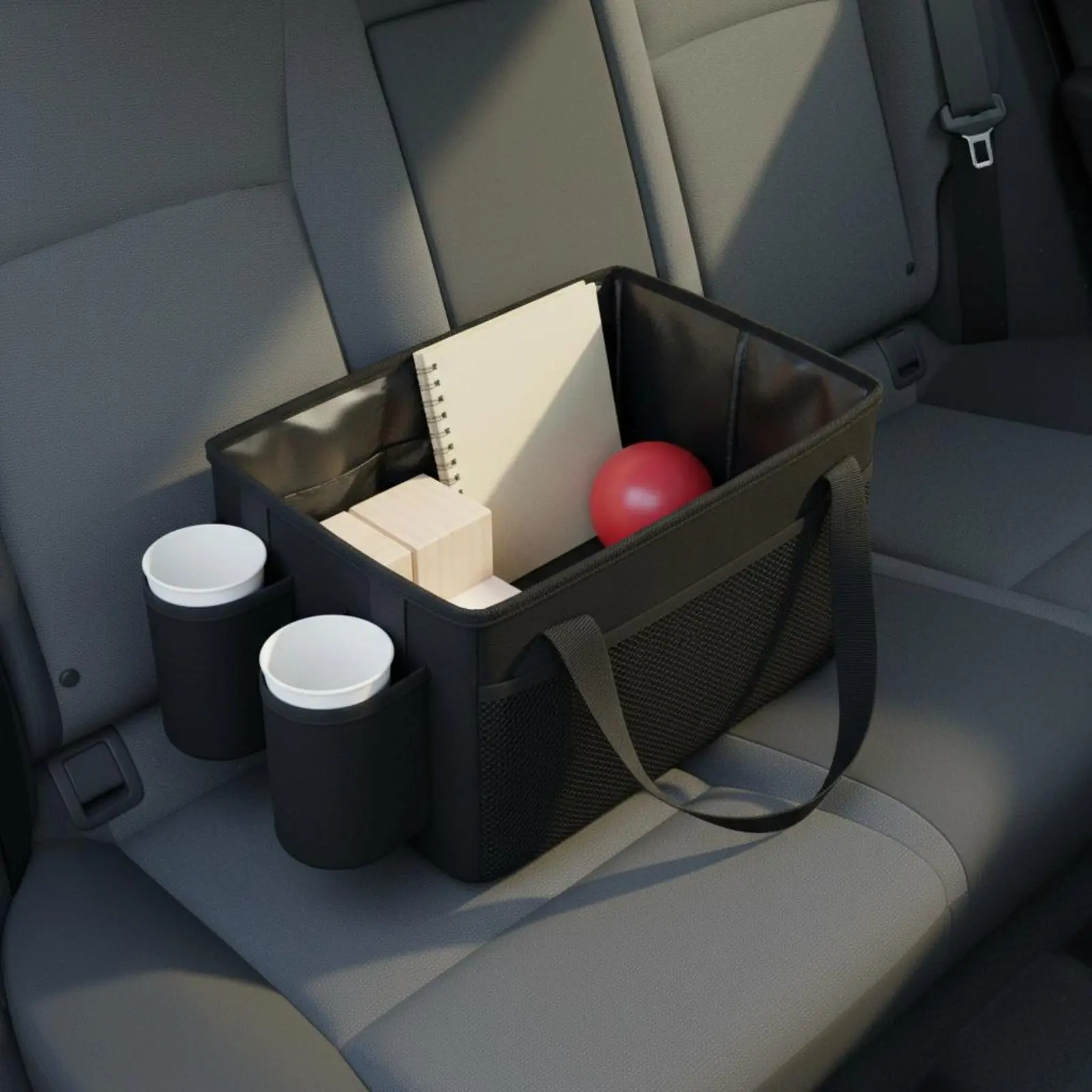 Organizador de juguetes para coche plegable y portátil - imagen 4