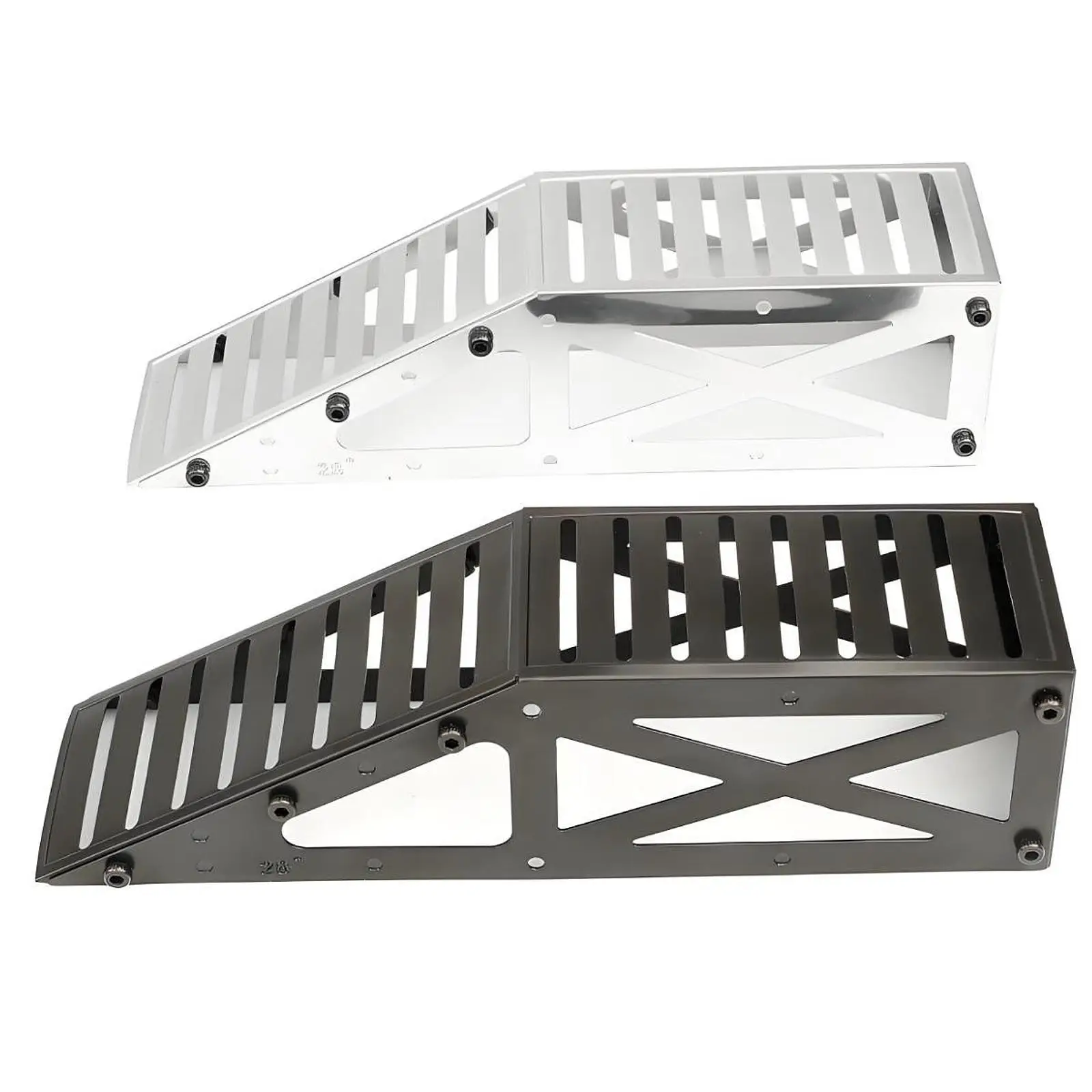 Puente de pista para coche RC acero inoxidable 1/18 - imagen 4