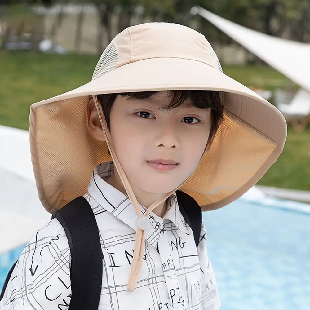 Gorra de playa ala ancha con protección UV para niño y niña - imagen 5