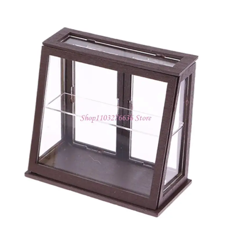 Mostrador pastel de madera para casas de muñecas panadería - imagen 2
