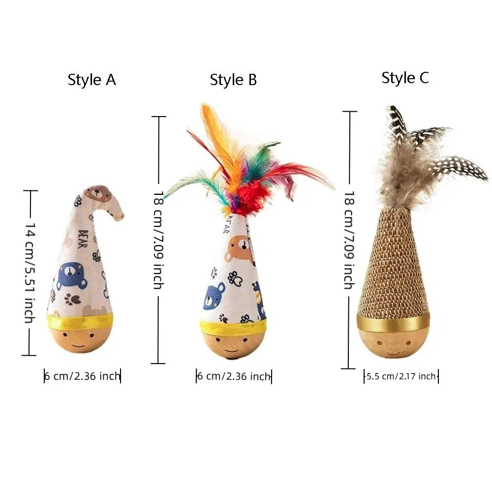 Juguete para gatos interactivo con plumas resistentes a mordidas - imagen 4