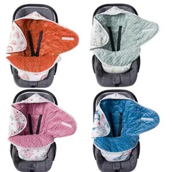 Manta de bebé reversible suave y acogedora para invierno