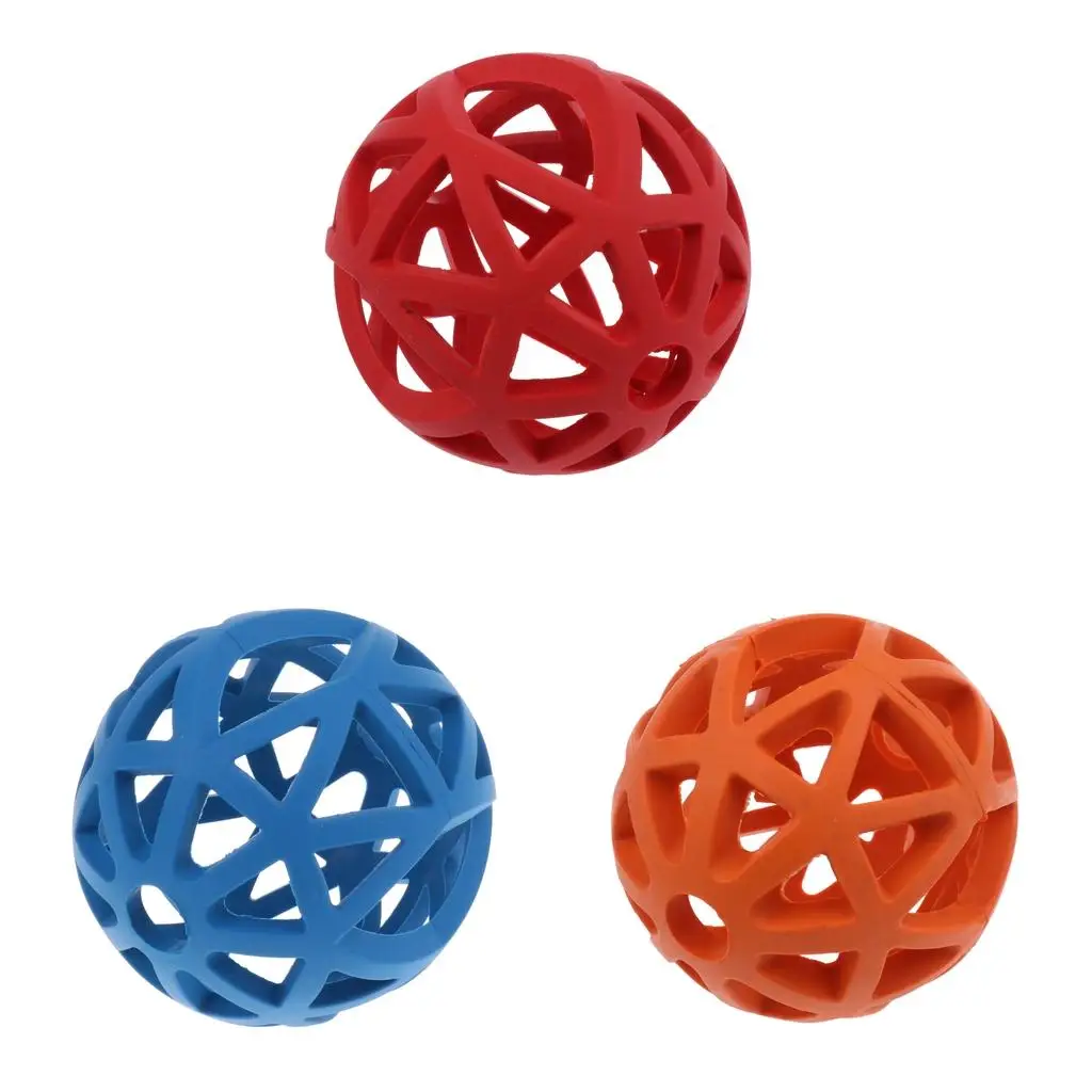 Pelota de goma masticable para perros – cuidado dental y ejercicio - imagen 4