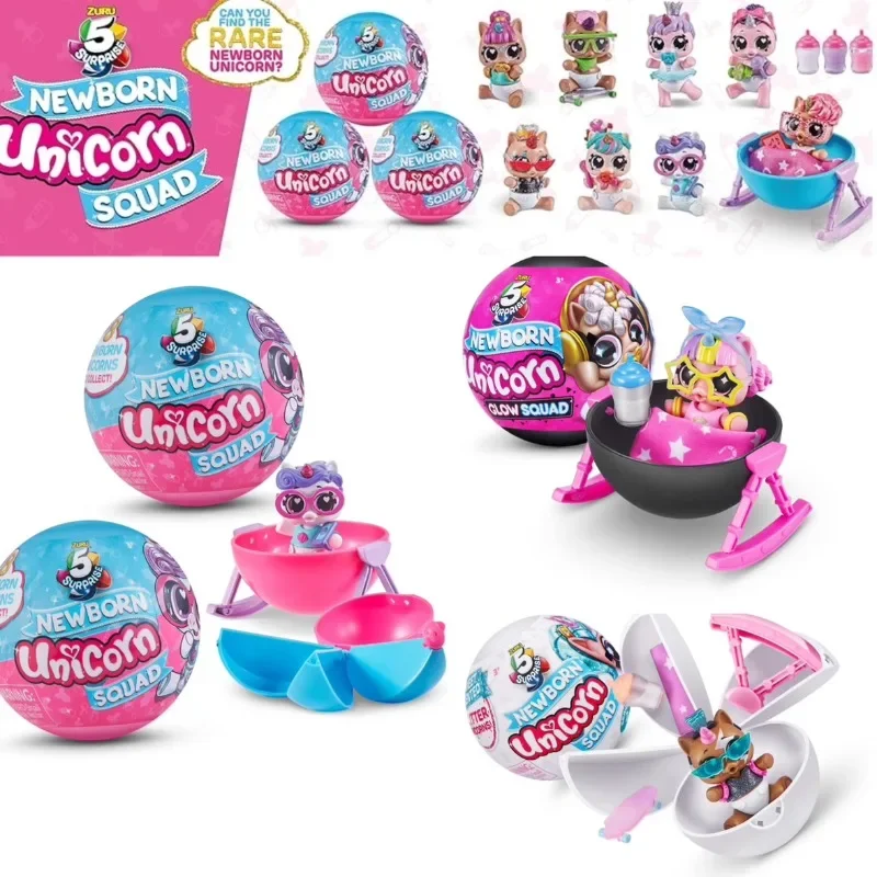 Rainbocorns mini juguetes sorpresa de unicornio en cápsulas