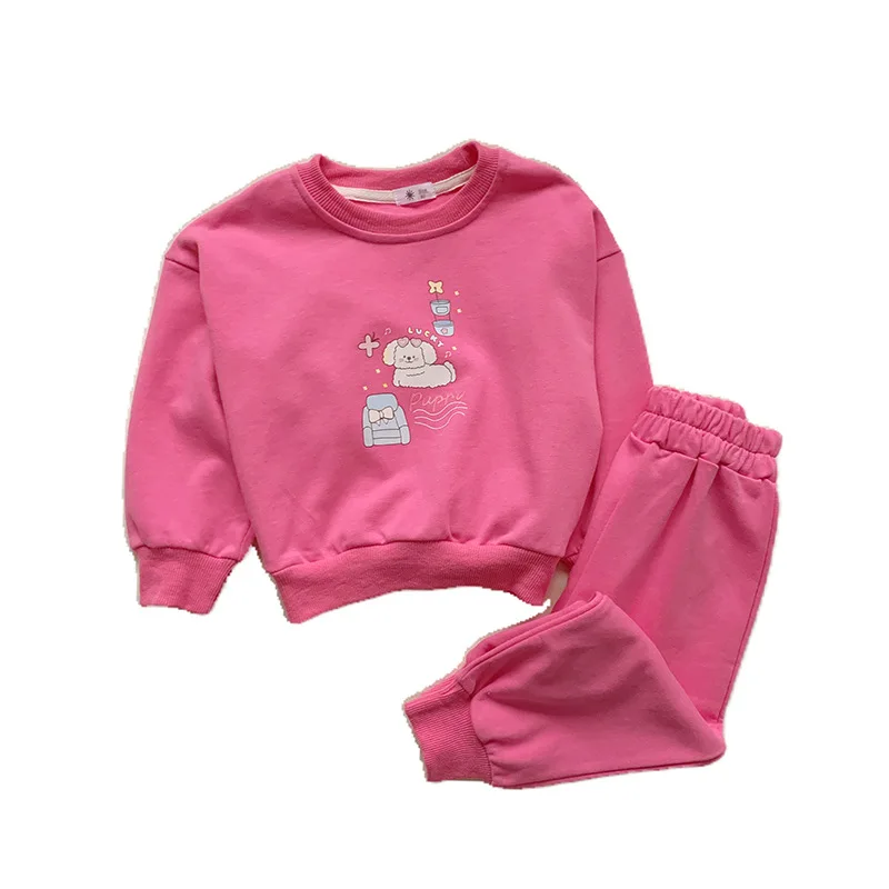 Chándal de otoño para niños y niñas con sudadera estampada - imagen 5