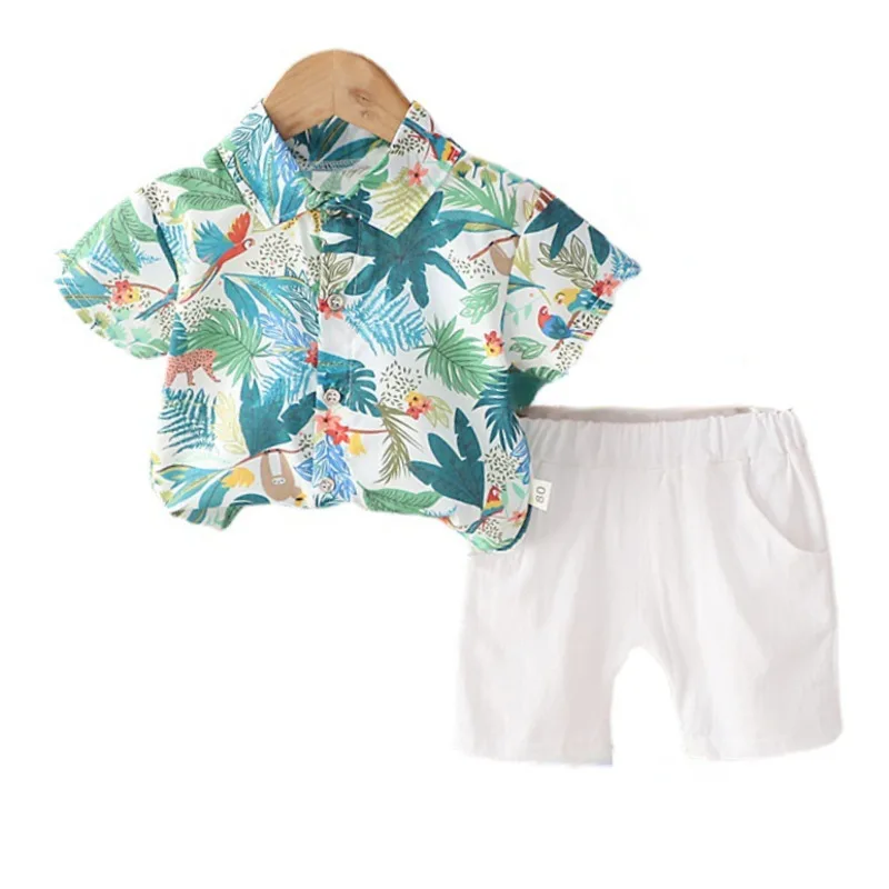 Conjunto de verano para bebé: camiseta y pantalón corto infantil - imagen 3