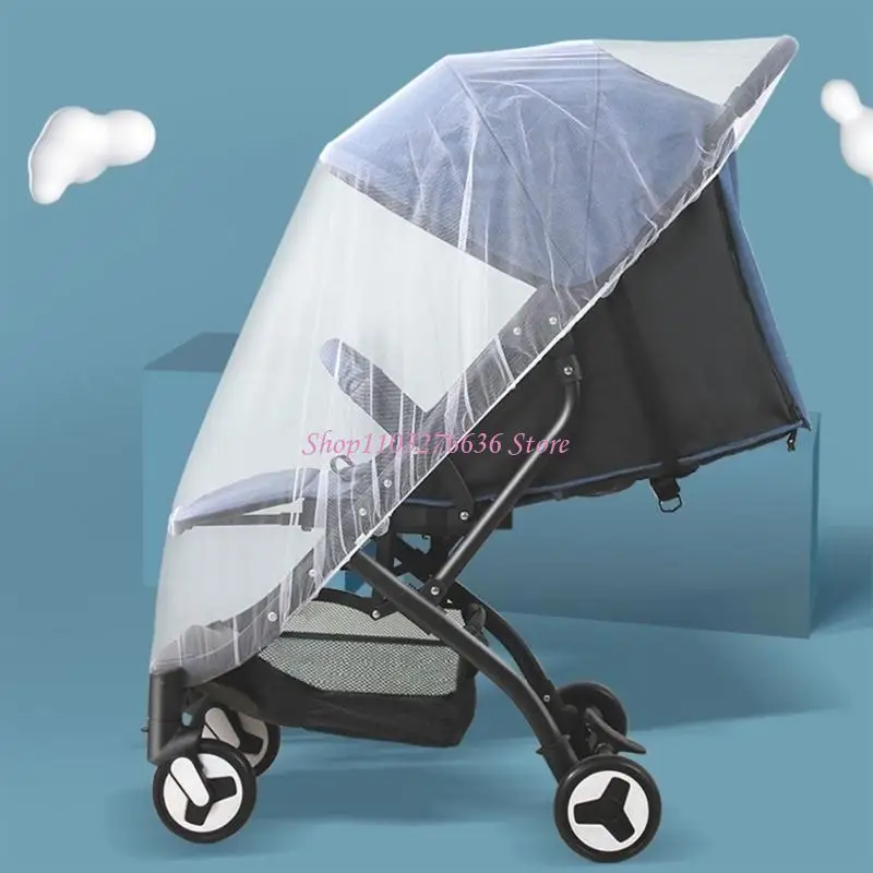 Mosquitera para cochecito universal, completa y semicubierta - imagen 3