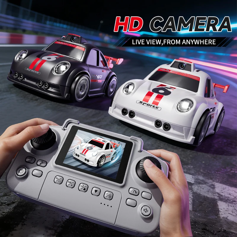 Coche RC Drift Racer con cámara, luces y música para niños - imagen 5