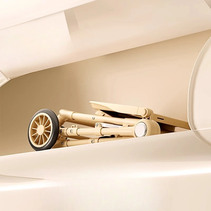 Cochecito de jogging plegable con asiento ventilado y bloqueo trasero - imagen 3