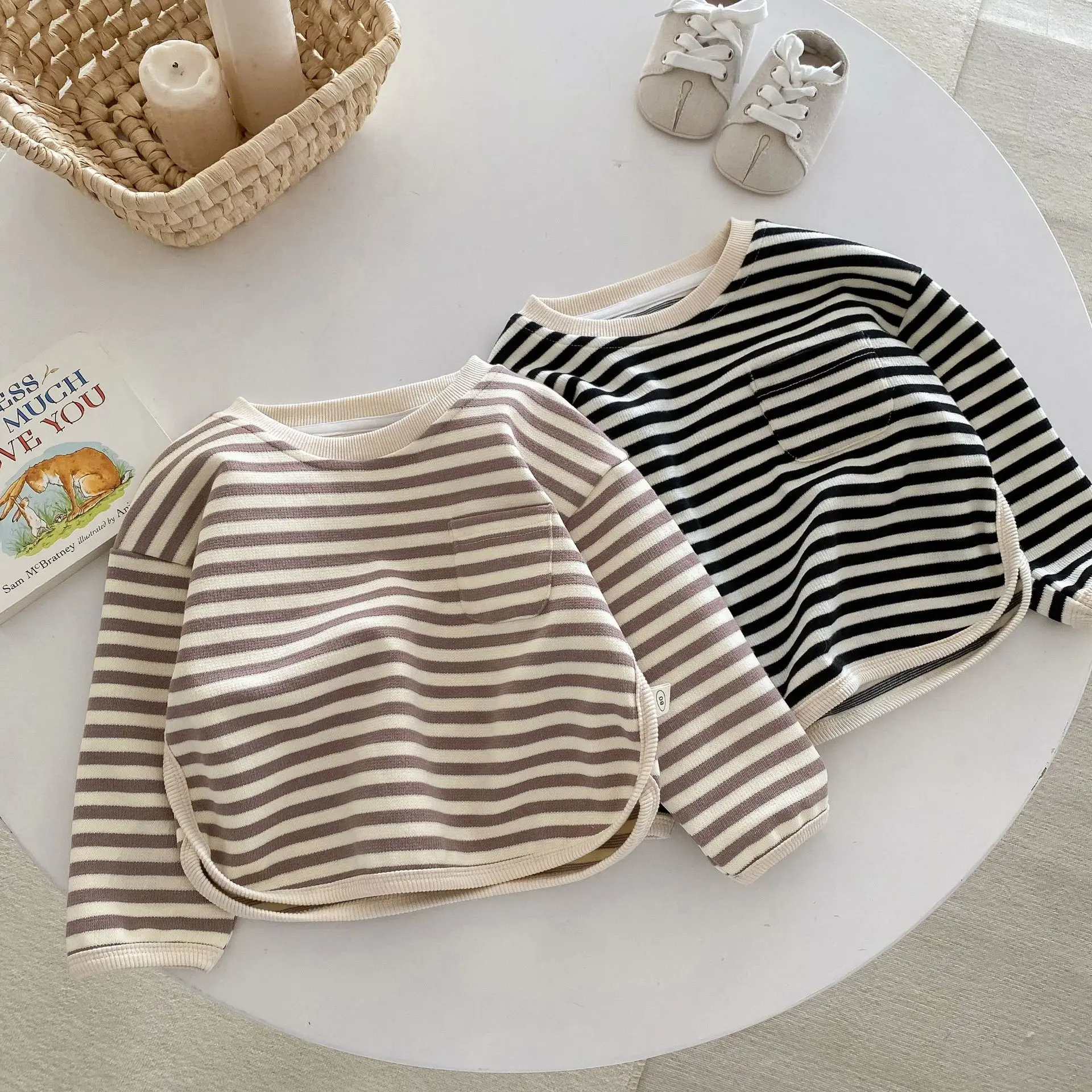 Sudadera con capucha de rayas Milangel para niño - imagen 4