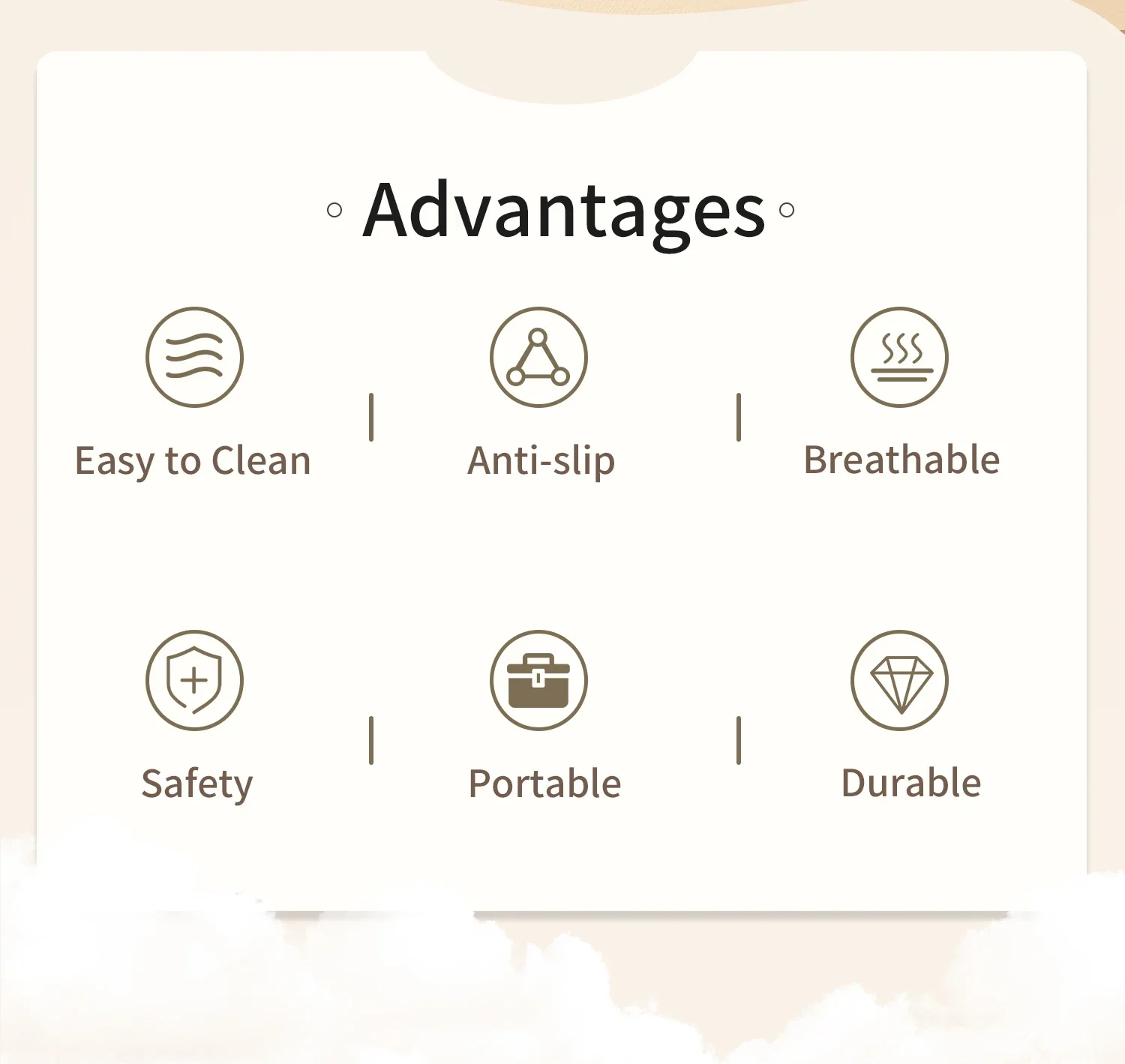Asiento extraíble para facilitar la limpieza y el uso diario
