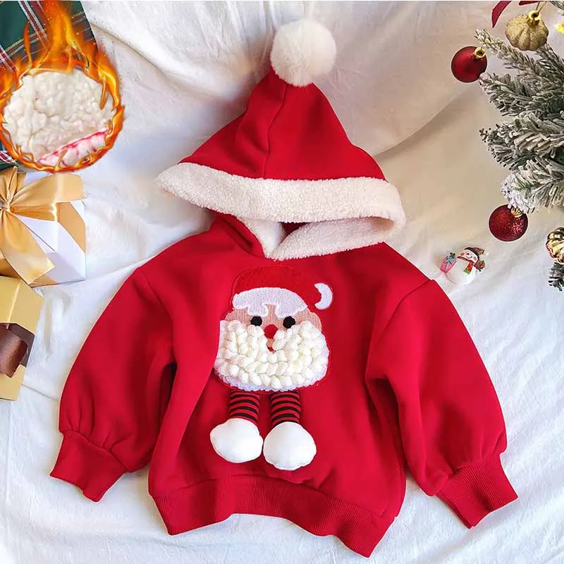 Sudadera acolchada navideña para bebé – Cálido jersey de invierno - imagen 2