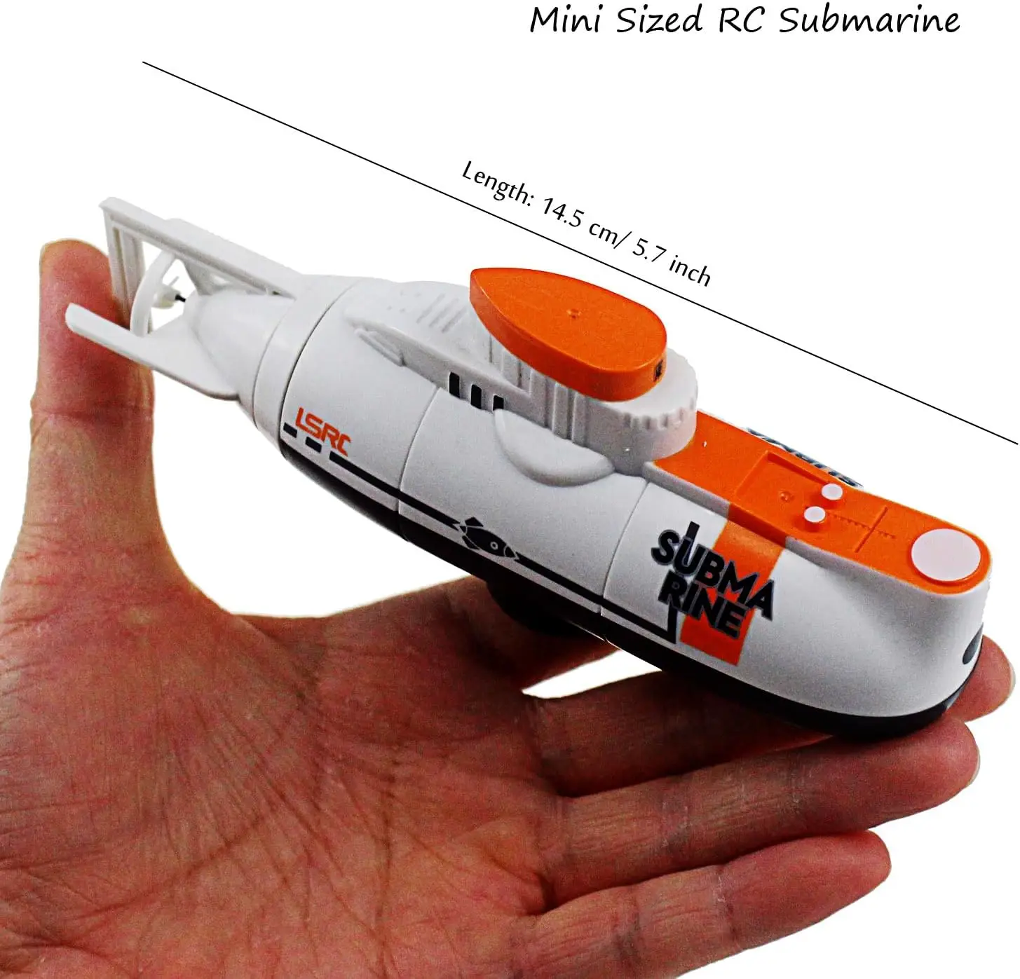 Mini submarino RC teledirigido impermeable para niños - imagen 5