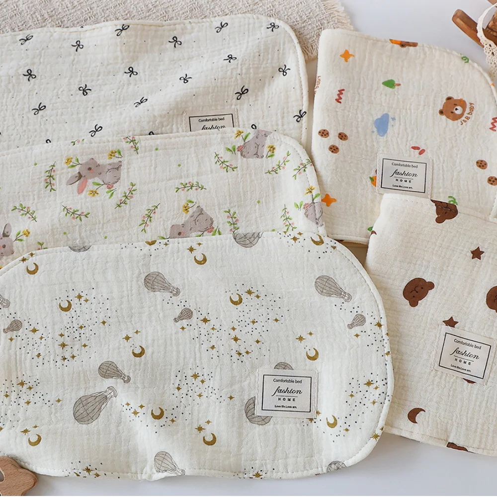 Almohada antivómitos transpirable absorbente para bebé de algodón - imagen 2