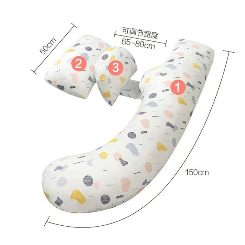 Almohada de embarazo multifunción para dormir y apoyar la espalda - imagen 2