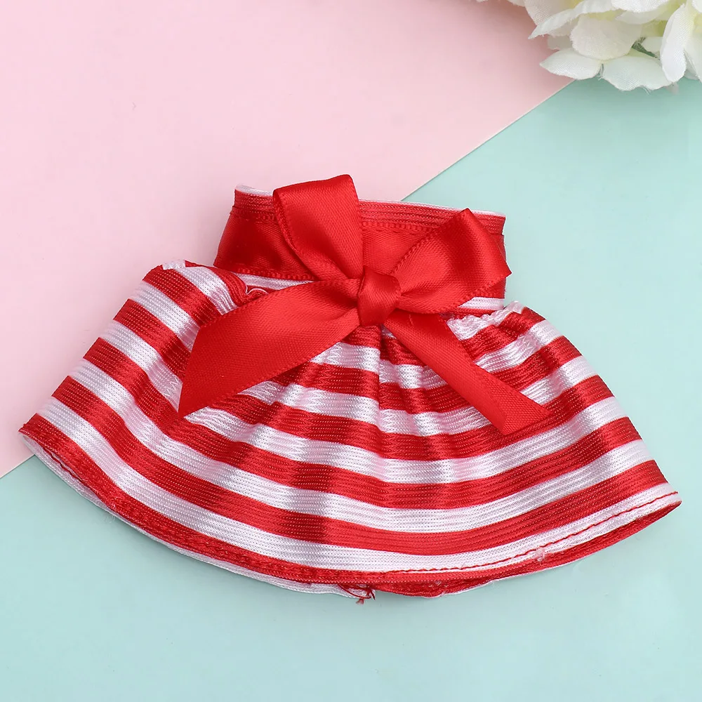 Vestido elfa Navideño para muñecas – Estrellas purpurina - imagen 2