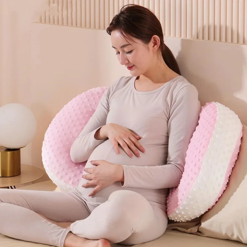 Almohada de maternidad en U ajustable – Soporte lumbar embarazo - imagen 3
