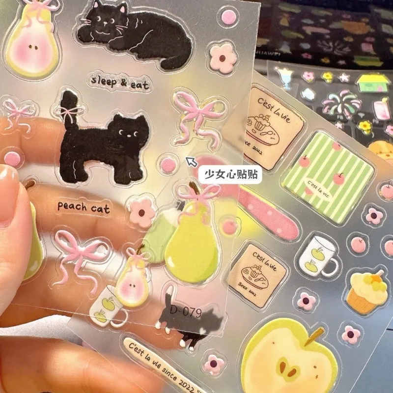 Pegatinas de animales con gel para manualidades infantiles