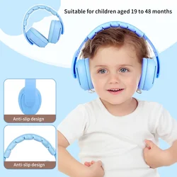 Tapones para oídos 2 en 1: reducción de ruido para bebés y niños