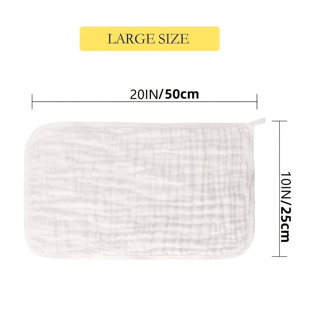 Paños muselina para eructar bebé – Absorbentes y suaves - imagen 2