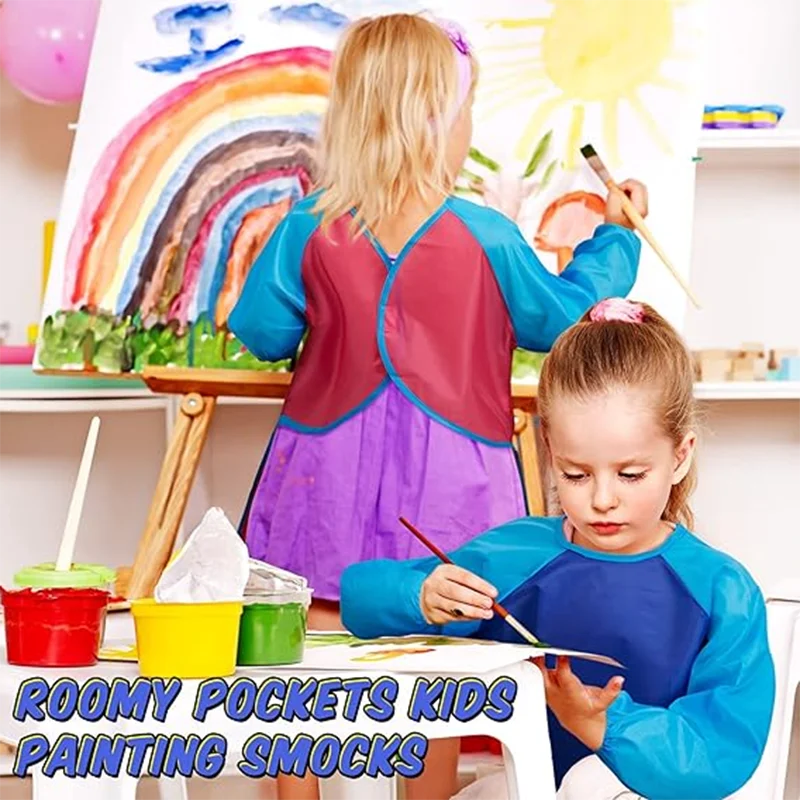 Detalle del tejido impermeable del delantal infantil