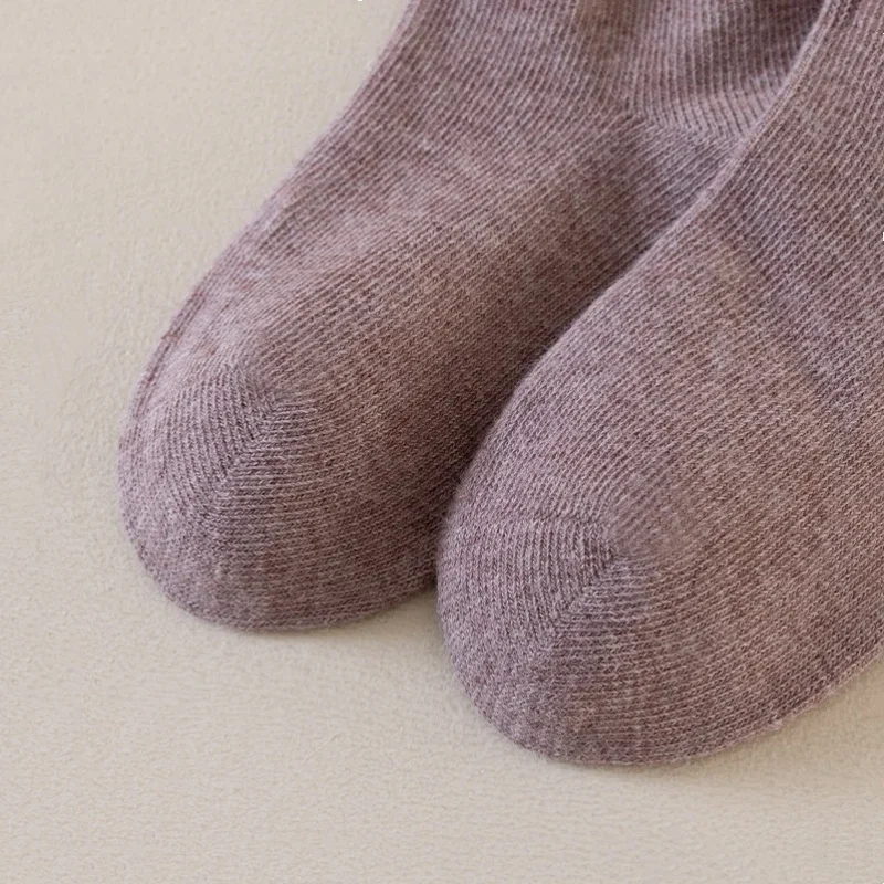 Calcetines hasta la rodilla de algodón para niña estilo retro - imagen 5