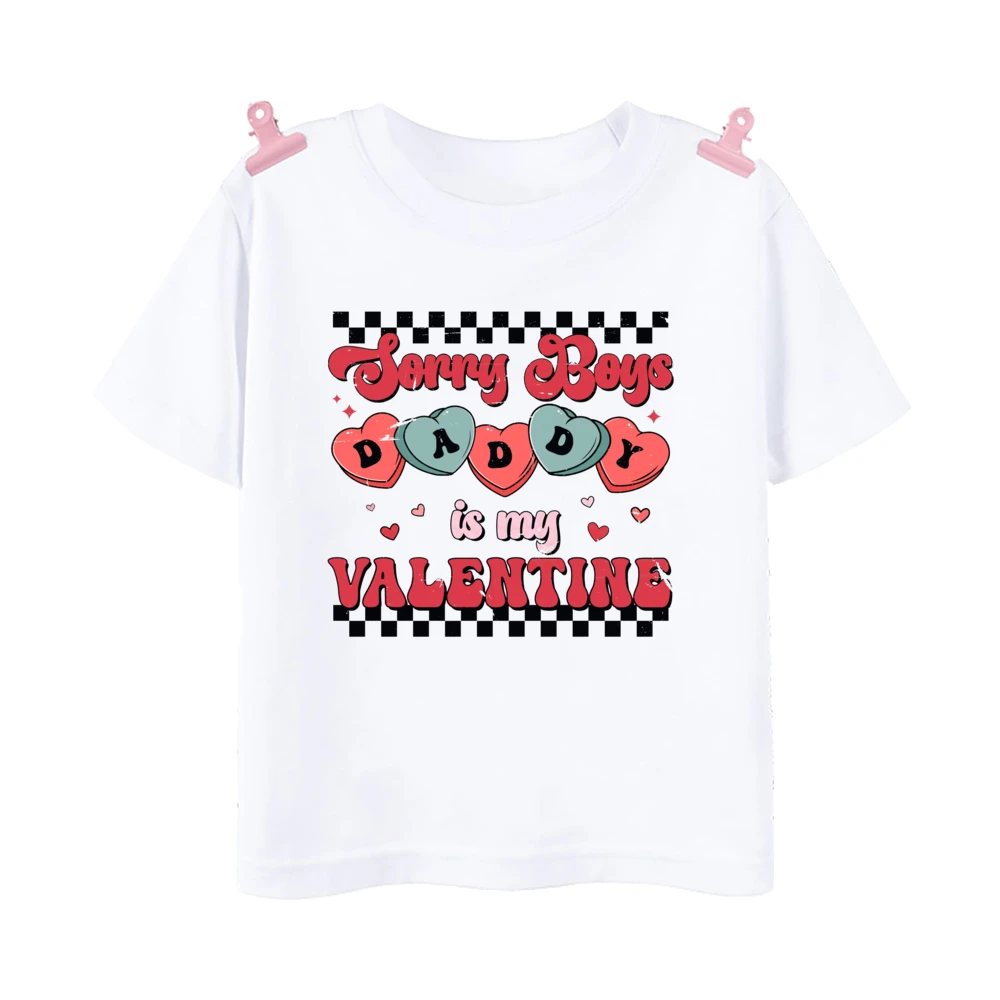 Camiseta infantil de San Valentín estampada divertida para peques - imagen 4