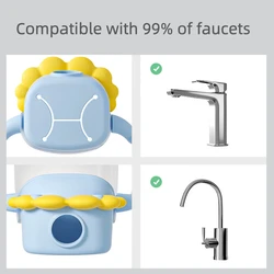 Extensor de grifo infantil con adaptador de baño para bebé