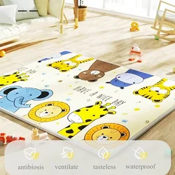 Alfombra de juego para bebés plegable gruesa y ecológica