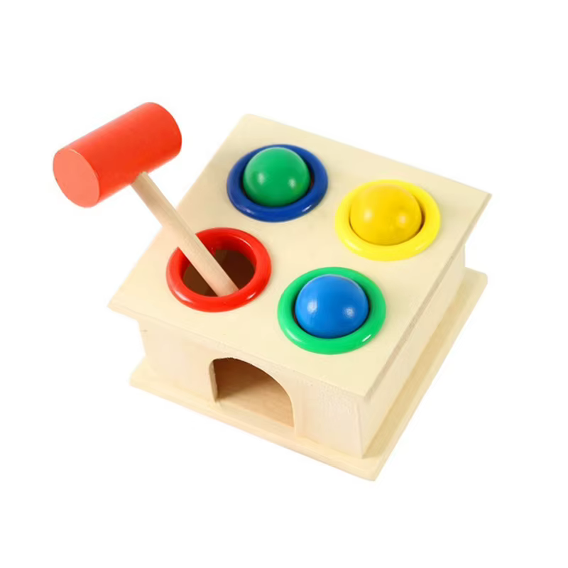 Juego martillar Montessori madera para niños – Rompecabezas golpes - imagen 4