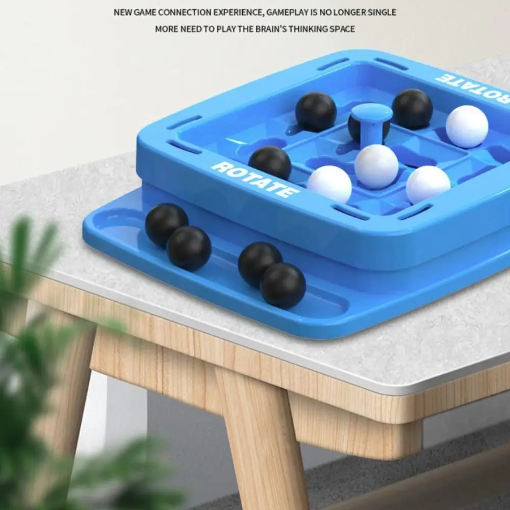 Juego de lógica blanco y negro: mesa estrategia rápida para niños