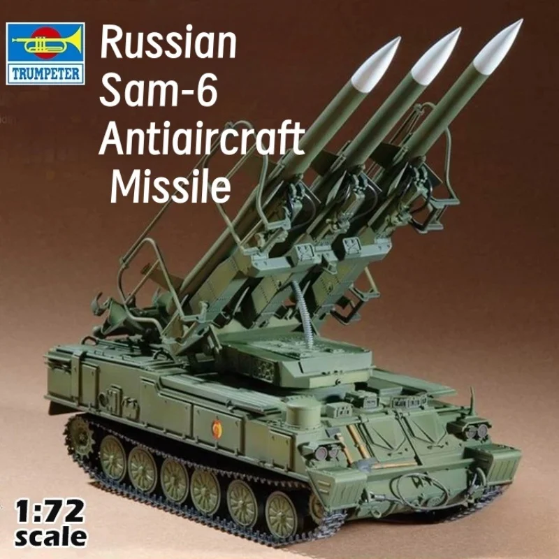 Vista general del kit TRUMPETER Sam-6