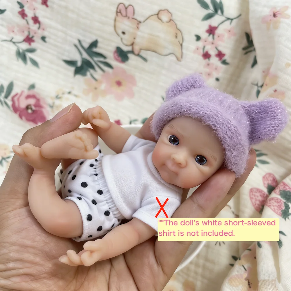 Mini Bettie muñeca reborn de silicona lavable para niña