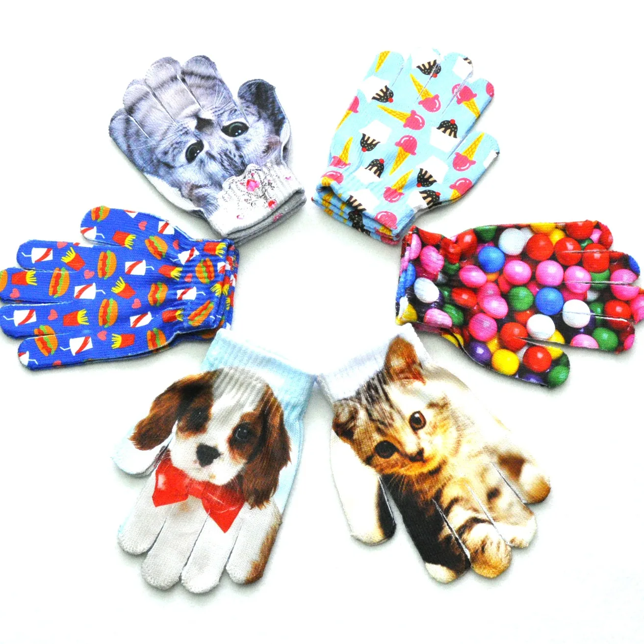 Guantes de punto térmicos para niños – Invierno - imagen 2