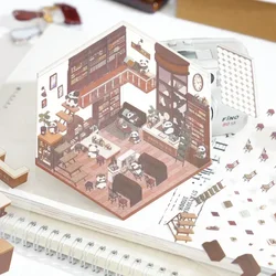 Pegatinas 3D de cuentos de hadas para regalo de Navidad