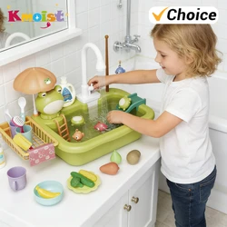 Lavavajillas de juguete con agua para juegos de cocina infantiles