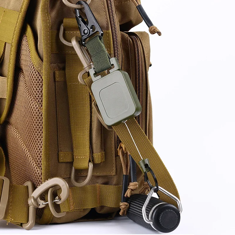 Cordón retráctil con carrete resistente para mochila escolar infantil - imagen 2