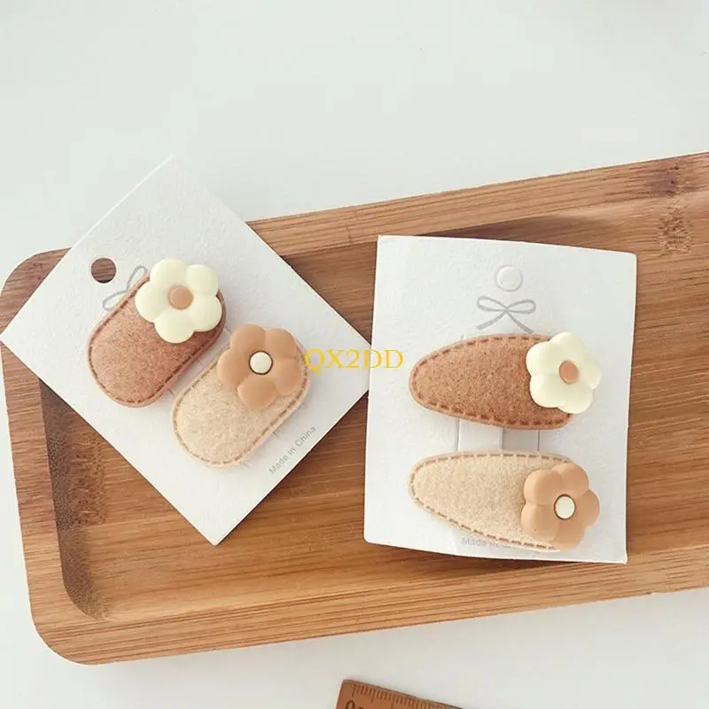 Pasadores de flores niña – Clips suaves para vestidos infantiles - imagen 2