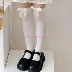 Calcetines con lazo de color sólido para niños
