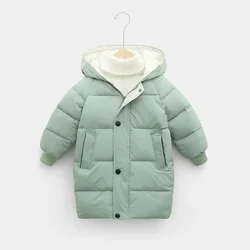 Parka acolchada de plumón para niños – Abrigo térmico infantil