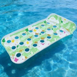 Silla flotante inflable para piscina y playa, asiento individual