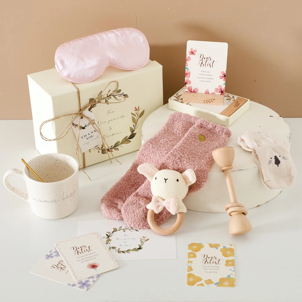 Caja de regalo y accesorios de fotografía